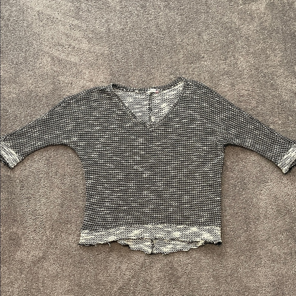 Kut from the Kloth Black and White Knit Sweater